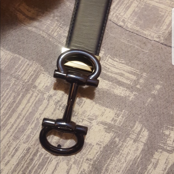 { Salvatore Ferragamo }Gancini Matte Belt - Picture 2 of 4